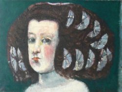 Infanta 6, Öl auf Leinwand 220, 130 x 100 cm