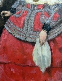 Infantadetail, Öl auf Leinwand 2019, 130 x100 cm