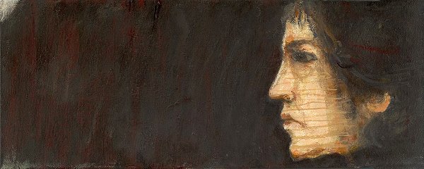 Portrait, Öl auf Leinwand 2022, 25 x 40 cm