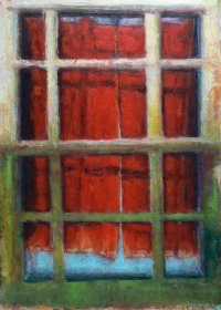 Fensterbild 1, Öl auf Leinwand 2026, 100 x 140 cm