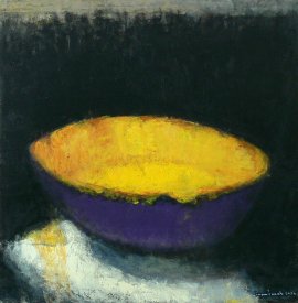 Schale, Öl auf Leinwand 2026, 80 x 80 cm
