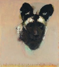 Hund, Öl auf Leinwand, 100 x 80 cm, 2010