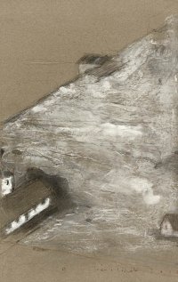 ohne Titel, Pastellkreide auf Papier, 54 x 34 cm, 2012