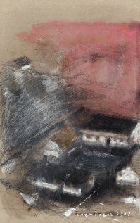 ohne Titel, Pastellkreide auf Papier, 54 x 34 cm, 2012